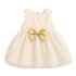 Party Wear Girls Frock Gold Glittered