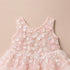 Party Wear Girls Frock Pink Butterfly Sequin Frilled