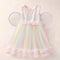 Party Wear Girls Frock Pink Sequin Frilled