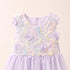 Party Wear Girls Frock Purple Embroidered