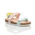 Pink Girls Sandal with Two-Strap Cork-Soled Design