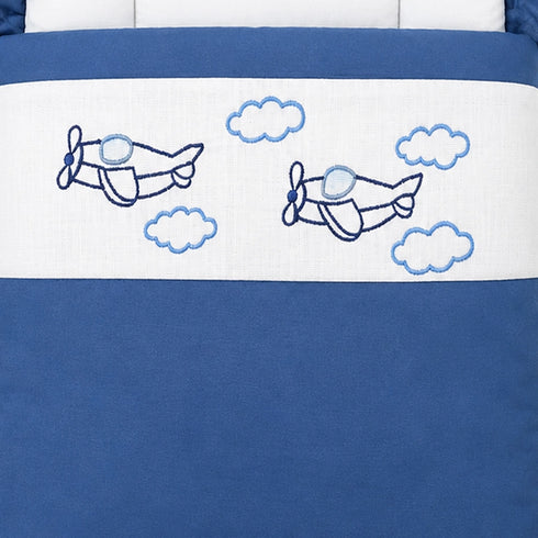 Basics Blue Planes Baby Carry Nest for Newborns 0m+