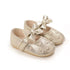 Pre Walker Pumps Shoes Gold Metallic Heart