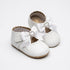 Pre Walker Pumps Shoes White Satin Heart Bow