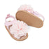 Pre Walker Sandals Pink Eyelet Ruffle