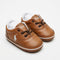 Pre Walker Shoes Brown Infant Faux-Leather Low Top Sneakers