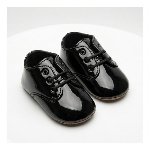 Pre Walker Shoes Glossy Black Derby