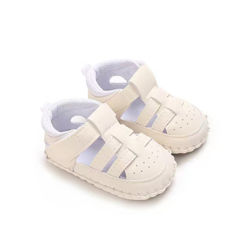Prewalker Sandals for Baby Boys White Lattice Fisherman