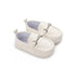 Prewalker Shoes for Baby Boys White Loafers with Clip Bunch