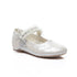 Beige Pumps Shoes Crystals Ruffled Organza Strap