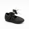 Black Pumps Shoes with Grid-Like Shimmer Pattern