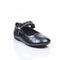 Black Pumps Shoes Crystals Ruffled Organza Strap