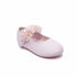 Pink Pumps Shoes with 3D Floral Lace Straps