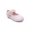 Pink Pumps Shoes with 3D Floral Lace Straps