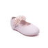 Pink Pumps Shoes with 3D Floral Lace Straps