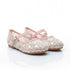 Pink Pumps Shoes with Pearlescent Party Design