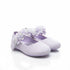 Purple Pumps Shoes with Floral Lace Straps