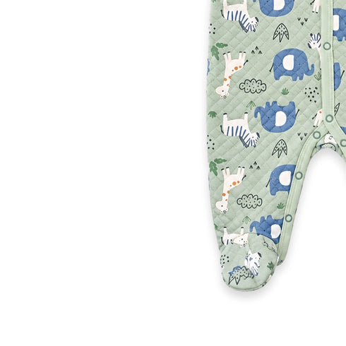 Muslin Cotton Safari Baby Boy Romper 0-9M