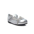 Silver Glitter Butterfly Mary Jane Pump Shoes