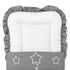 Basics White Grey Star Baby Carry Nest for Newborns 0m+