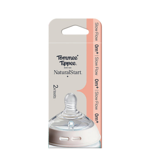 Tommee Tippee Natural Start Slow Flow Teats Pack Of 2