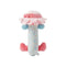 Stuff Toy Rattle Pink Happy Flower