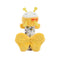 Stuff Toy Rattle Yellow Butterfly