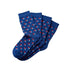 Cotton Rich Toddler Footwear Pakistan Socks Set 3 Pairs Blue EU 35-38