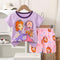 Toddlers Princess Suit Purple T-Shirt and Shorts Set