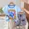 Toddlers Stitch Suit Blue T-Shirt and Shorts Set