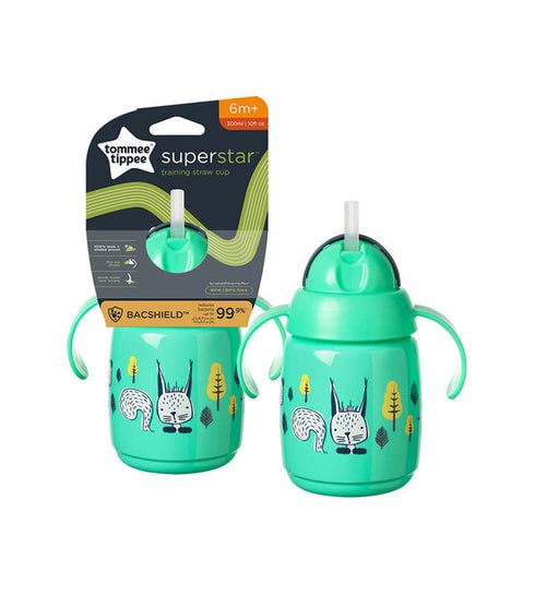 Tommee Tippee 1X TRNR Straw Cup AL IL Green 300ML