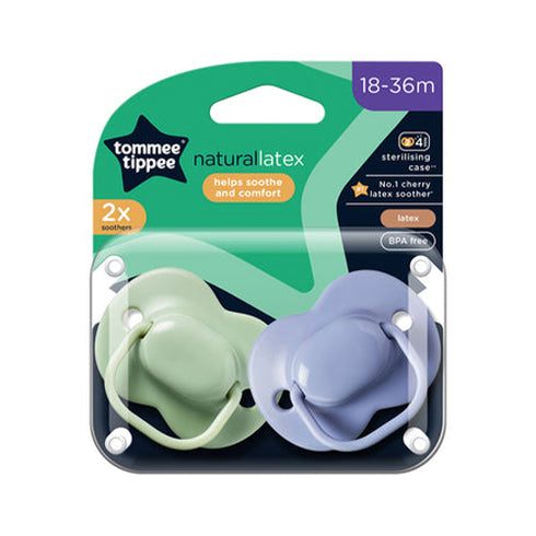 Tommee Tippee Cherry Latex Soother 2-PK 18-36M