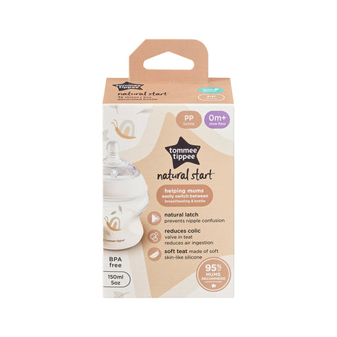 Tommee Tippee Decorated Natural Start Baby Bottle 150ml