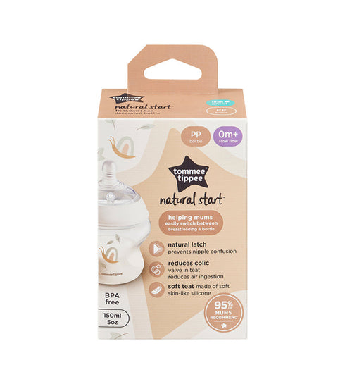 Tommee Tippee Decorated Natural Start Baby Bottle 150ml