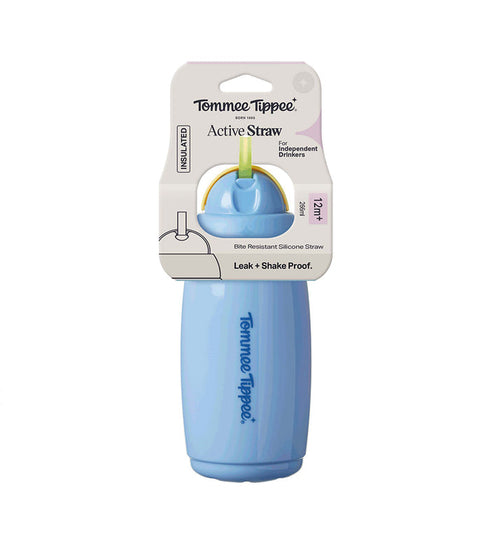 Tommee Tippee Insulated Sporty Spout & Straw Cup Blue