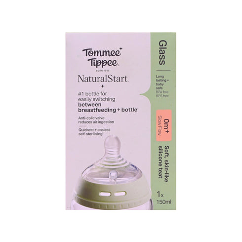 Tommee Tippee Natural Start Glass Feeding Bottle 150ML