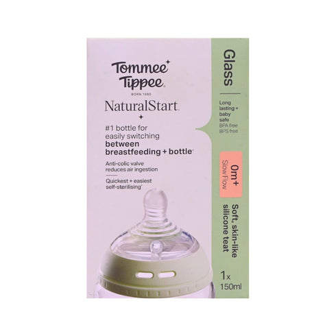 Tommee Tippee Natural Start Glass Feeding Bottle 150ML