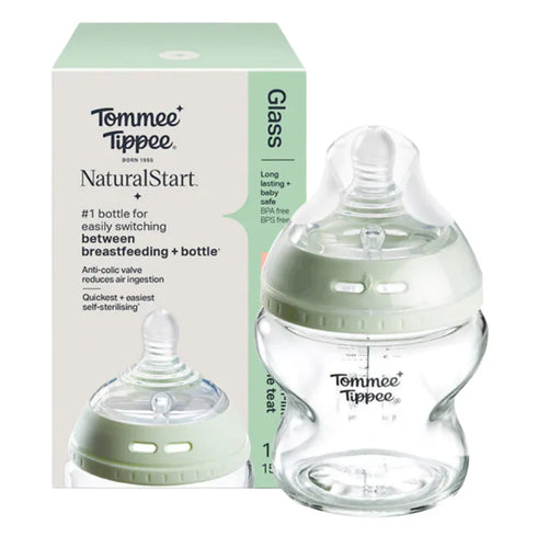Tommee Tippee Natural Start Glass Feeding Bottle 150ML