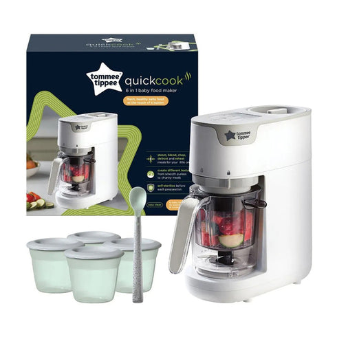 Tommee Tippee Quick-Cook 6-in-1 Baby Food Maker