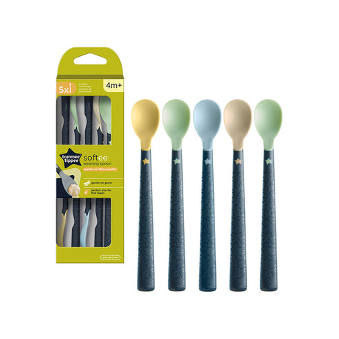 Tommee Tippee Softee Weaning Spoons 5 Pieces