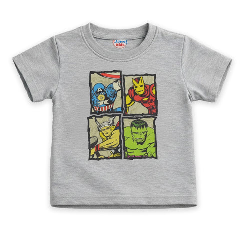 T-Shirt for Boys Grey Avengers