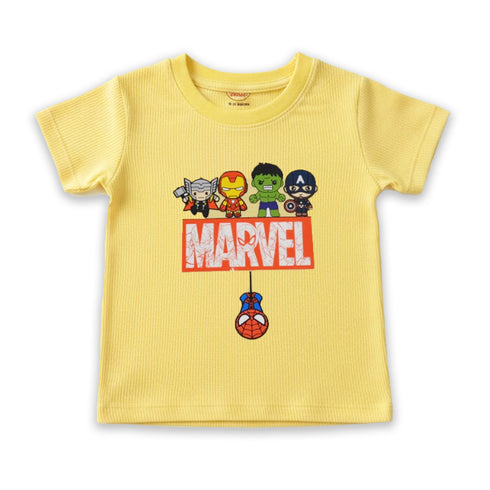 T-Shirt for Boys Yellow Marvel
