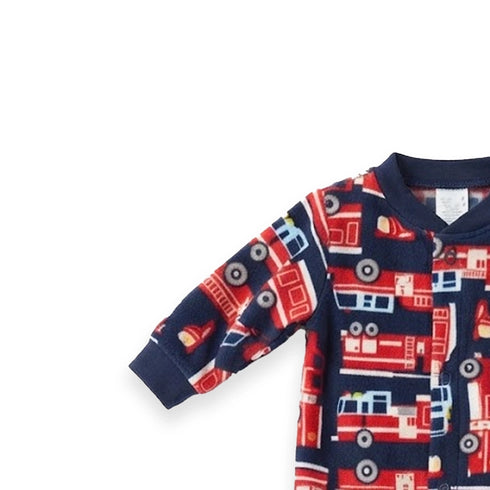 Fleece Vans Baby Boy Romper For Winter 0-9M