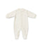 White Fleece Baby Girl Romper Winter 0-9M