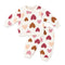 Hearts Print Baby Girl Suits Sweatshirt Trouser 6-24M