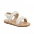White Pearl Girls Sandals
