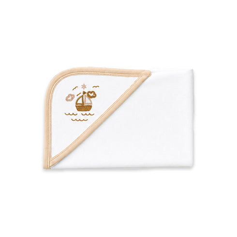 Basics Cotton White Ship 10 Piece Baby Gift Box 0-6 Months
