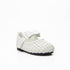 White Woven Bow Mary Jane Pump Shoes