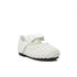 White Woven Bow Mary Jane Pump Shoes