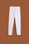 White Basic Tights For Baby Girls